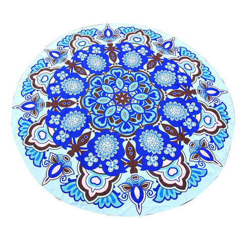Hot selling  Summer Women   Round  Chiffon Tapestry Beach Throw Towel Yoga Mat   for women#20