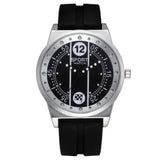 Fashion Retro Design Leather Band Analog Alloy Quartz Wrist Watch