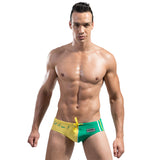 Men's Rope Waist Design Swimming Trunks Swimming Briefs Swimsuit Beach Shorts Swimwear