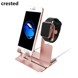 Holder Charger For apple watch 3 2 1 42mm/38mm Apple Mobile Phone iPhone 8 X 8Plus samsung S8 S8+ Charging Dock Station Stand